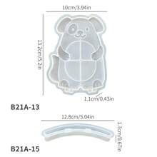 卡通動物相框環氧樹脂矽膠模具,DIY恐龍相框矽膠模具,家居裝飾擺飾 - 多款式 - 查看 8