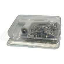 120pcs 1/4" Steel Track Spikes, Pyramid Sprint Spikes With Wrench, Track & Field Shoe Replacement Spikes, Silver - Silver - View 8