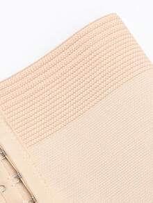 Women's Simple Solid Color Waist Trimmer Corset Belt  - Apricot - View 7