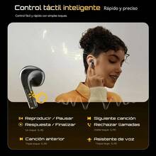 Cubot Buds 3a Bluetooth 6.0 Wireless In-Ear Headphones, IPX4, Compatible With Android And IOS, Silver White - View 10