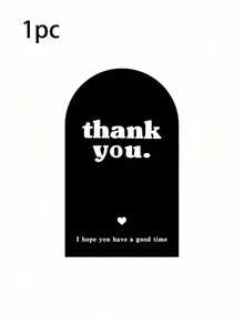 100pcs/Roll Pink Thank You Sticker Rectangular Sealing Sticker For Gift Packaging, Decorative Label, Gift Box And Baking Box, Glossy Paper,Gift Decoration Labels, Non Adhesive Stickers For Holidays, Parties, Gifts, Baking Packaging - Multicolor - View 12