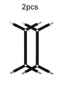 Adjustable Bed Sheet Fastener Clips, Non-Slip Metal Elastic Sheet Holders, Sturdy And Durable Easy-To-Install Fixing Buckles, Suitable For Bedding, Sofa Covers, Tablecloths And Fabrics; Bedding Accessories, Sheet Holders, Duvet Cover Clips - Multicolor - View 8