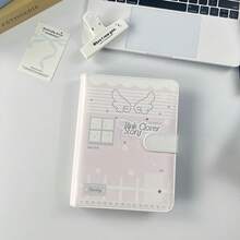 A5 Minimalist Four-Leaf Clover Loose-Leaf Notebook, Made Of PU Leather, Can Be Used As A Sticker Organizer, Folder, Sticker Book, Photo Organizer, Photo Album, Savings Planner, Journal, Notepad Or Office Stationery. - A5 Four-leaf Clover Binder - View 16