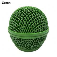 1pc Metal Steel Mesh Microphone Replacement Grille Grill Head Ball For SM58 Beta58 Wired Wireless Handheld Professional Party Mic Accessories - one-size - View 13