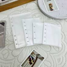 A6/A7/M5/A8 透明雙面活頁相簿內頁，活頁筆記本替換頁，貼紙書活頁內頁，活頁書收納袋，高級 PP 材質，適用於偶像小卡、明信片、交易卡、照片卡、卡套 - 多款式 - 查看 2
