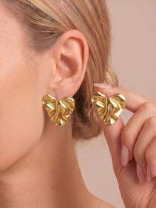 Fashion Design Stainless Steel Earrings Set, Halloween Women's Daily Wear Party Holiday Gift Beach Accessory, Versatile Casual Daily Wear Vintage INS Style Earrings, Also Suitable As Surprise Gift For Valentine's Day, Birthday, Mother's Day, Thanksgiving Or Vacation - Multiple Styles - View 3