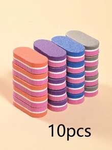 YBJK Mini Nail Polishing Sponge Set, Colorful Nail File Blocks, Nail Buffing Sponge Tools, For Nail Preparation And Polishing - Multicolor - View 13