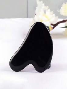 1PC Black Facial Massage Board, Beauty And Skincare Product, SPA, Self-Care, Skincare Tool, Facial Care, Beauty Therapist Supplies, Massage, Facial Massage Tool - Black - View 4