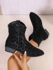 Black Leopard Print