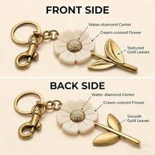 New Exquisite Daisy Keychain, Creative Beautiful Key Chain Pendant, Multi-Functional Women's Bag Charm - Multicolor - View 5