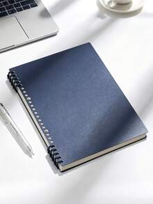 Cirelle 1PC Retro A5 Loose-Leaf Notebook, Thick Detachable Refillable Journal For School Student, Simple Aesthetic Stationery, Back To School Gift - Style 1 - View 11