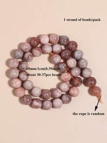 1 Strand 4/6/8/10mm Multicolor Natural Stone Beads Tourmaline Tiger Eye Agates Shell Loose Spacer Beads For Jewelry Making DIY Bracelets Accessories - Multicolor - View 16