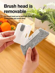 1 Set Multi-Function Handheld Cleaning Brush, Suitable For Doors, Windows, Kitchen Gaps And Crevices Cleaning Tool, Gap Cleaning Brush, Suitable For Kitchen, Doors, Tracks, Easy To Use, Comes With Window Track And Corner Cleaning Brush, Reusable Household Dusting Tool - Multicolor - View 9