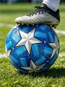 1pc Size 5 Standard Football, Indoor/Outdoor Universal, Match/Training Ball, Gift Inflatable PU Leather Multi-Color Team Sports Soccer Ball (Soccer Ball Shipped Deflated) - Multicolor - View 7