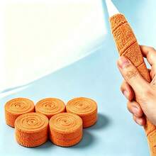 2/5/10 buah Pita Pegangan Handuk Katun Murni Sobek Tangan 1,5m, Untuk Raket Bulu Tangkis/Tenis - Lembut, Menyerap Keringat, Peredam Guncangan, Pelindung Pegangan dengan Lapisan Anti Keringat, Cocok untuk Pegangan Raket, Peningkatan Performa - MultiWarna - View 18