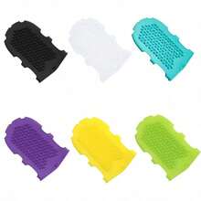 1pc Silicone Bath Glove Exfoliating Body Massage Scrub Brush, Skin Cleansing Bath Brush - Multicolor - View 6