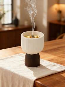 这款树脂香炉采用简约的3D几何造型设计，适合家居装饰、节日装饰、办公室装饰以及香薰疗法。它也是馈赠朋友、女士、冬季礼物或婚礼的理想之选。（尺寸较小，请谨慎购买） - 彩色 - 查看 11