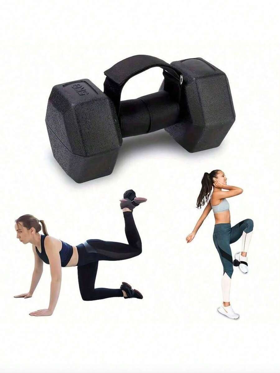 Dumbbell Ankle Strap, Leg Strength Training Muscle Trainer, Supports Calves, Calf Strengthening Dumbbell Ankle Strap (Dumbbell Not Included), Fitness Accessory - Multicolor - View 1
