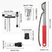 5-In-1 Chainring Removal Tool, Cassette Remover, Freewheel Chain Whip, Chainring Puller, Bicycle Chain Whip, Bicycle Crank Puller For Bicycle Freewheel - 5-in-1 Chain Breaker Tool - View 2