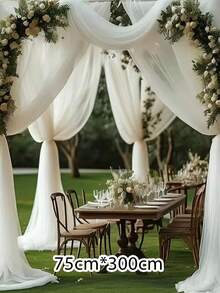 Lightweight Mesh Fabric, Wedding Drapes, Multiple Colors Available, Outdoor Drapes Decoration, Party Backdrop Setup, Wedding Arch, Wedding Fabric, Outdoor Garden Decoration, Wedding Season, Birthday Holiday Party Decoration, Party Backdrop, Garden Mesh, Ideal Choice For Gifts, Gathering Mesh Decoration - A - View 17