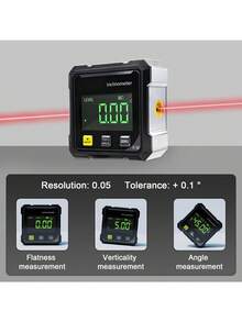 High Precision Laser Tape Measure Distance Meter, USB Rechargeable, Practical Measurement And Design Tool, Multi-Function Laser Tape Measure For Horizontal Measurement, 5M Handheld Electronic Ruler, Suitable For Indoor Decoration And Construction - A - View 12