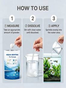 Aquarium Water Purifier, Helps You Say Goodbye To Water Quality Issues For Aquatic Pets. This Quick-Drying Powder Can Clarify Turbid Water, For Aquatic Organisms, Suitable For Fish Tanks And Ponds. - View 3