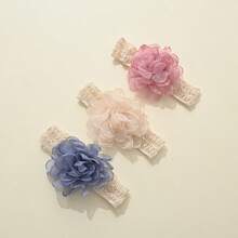 Multi-Pack Multicolor Soft Elastic Baby Headbands, Breathable, Suitable For All Seasons, Perfect Gift And Photo Prop - 彩色 - 查看 13