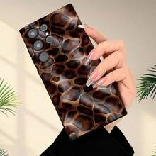 Phone Case - New Crocodile Skin Texture TPU Phone Case Ultra-Thin Matte Non-Slip Anti-Fingerprint Protective Cover for  17/16/15/14/13/12/11/Plus/Pro/Pro Max/17 Air and Galaxy S26/S25/S24 Plus/S23/S22/S21 Ultra and Galaxy A series - Schwarz - Übersicht 6