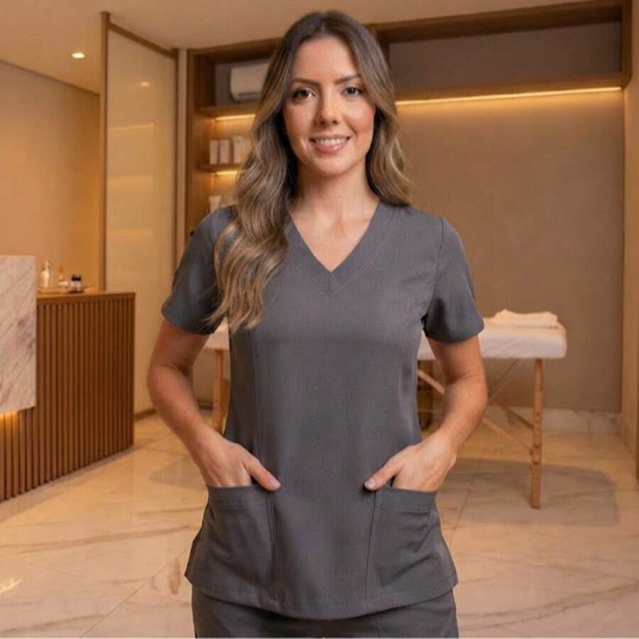 Scrub Sets - Grey - View 1
