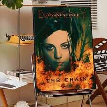 1pc Evanescence Lead Singer Amy Poster/Wall Art Print; Waterproof Design; Suitable For Decorating Living Rooms, Bedrooms, Or Bars; Aesthetically And Adds A Touch Of Flair To The Space; Unframed. - 111 - View 20