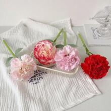 1pc Creative Artificial Carnation Flower Bouquet Ballpoint Pen, Mother's Day Teacher's Day Gift Writing Pen Prop Pen - Multicolor - View 9