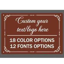 2D Flat - [Custom] Personalized Metal Decorative Plaque - Galvanized Steel Material, For Decoration, 30X20Cm Custom Material, Text And Slogan Wall Decor, Suitable For Installation On Walls, Rooms, Doors, Patios - Multicolor - View 14