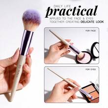 BS-MALL BSMALL 18pcs Pink Synthetic Fiber Makeup Brush Set, Customized Vegan Foundation & Eyeshadow Makeup Brushes With Box - Champagne - View 6