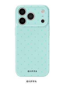 GIIPPA 1pc Light Blue Polka Dot Pattern Design Phone 17 Pro Max Phone Case, Compatible With Phone 16 Pro Max, 15 Pro Max, 14 Pro Max, Korean-Style High-End Fashion Fun Phone Case, Compatible With 11/12/13/14/15/16 Pro Max Plus, Elegant Design Suitable For Men And Women, Perfect Gift For Girlfriend On Christmas, Valentine's Day, Easter, Wedding Season And Birthday! - Baby Blue - View 1