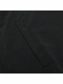 Adidas Men's Jacket Daily Commute Top 3S JKT Comfortable Casual Sports Outerwear KE3598 - Black - View 4