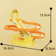 Little Duck/Little Rabbit Climbing Ladder Track Manual Slide Roller Coaster Children's Toy, Parent-Child Interaction, Visual Training, Sensory Game, Hand-Eye Coordination, Brain Development, Suitable For Boys And Girls Aged 3+, Back To School Gift, Birthday Holiday Gift - Multicolor - View 11