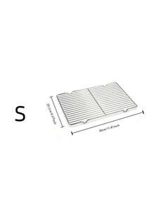 1/3 piezas Rejilla de enfriamiento para cocinar y hornear, esencial duradero de cocina, rejilla de enfriamiento para cocinar, rejilla de cocción al vapor para horno, pequeña rejilla para barbacoa, adecuada para pan, pastel, galletas, barbacoa, herramienta de horneado multifuncional. - Líneas engrosadas - Ver 10