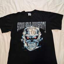 Vintage 1998 Stone Cold University Steve Austin WWFs T Shirt Class Of 316 - 款式 - 查看 1