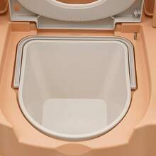 kangten Bedside Commode Toilet, Portable Toilet Chair, Adult Potty Chair For Bathroom - Khaki - View 3