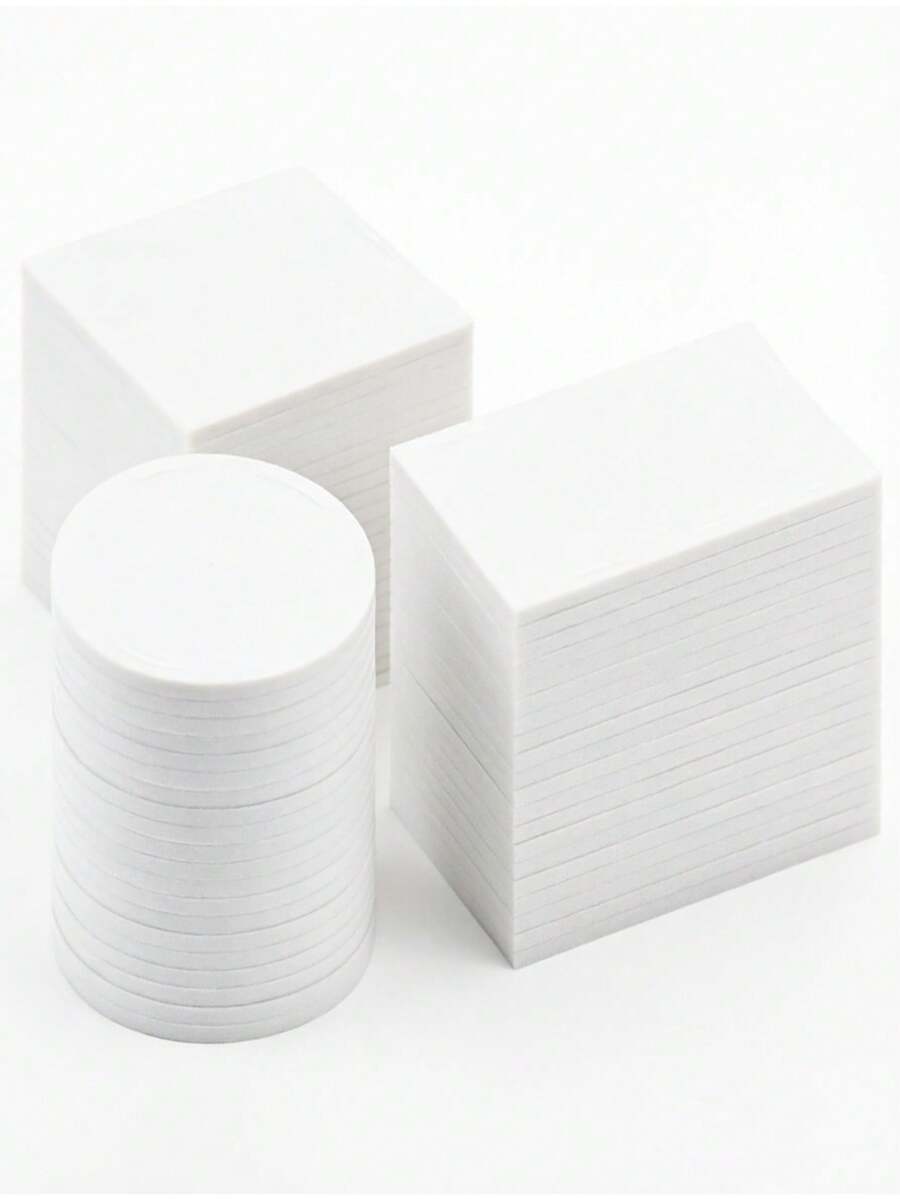 10/20/50pcs Heavy Duty Double Sided Tape, Strong Adhesive Double Sided Tape, Suitable For Walls, Floors And Doors – Multi-Purpose Foam Tape – Suitable For Crafts And Plastics - Multicolor - View 1