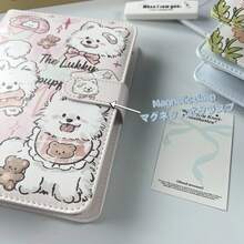 A5 Minimalist Cat-Themed Leather Loose-Leaf Notebook, Portable Large-Capacity Sticker Organizer, Can Be Used As A Notebook Set, Folder, Sticker Collection Book, Photo Storage Bag, Photo Album, Savings Planner, Journal, Notebook Or Office Stationery. - A5 Leather Cat and Dog Binder - View 6