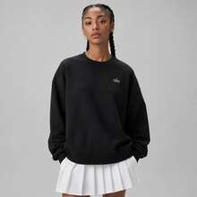 Alo Yoga Alo Accolade Black Crew Neck Pullover - 黑色 - 查看 2