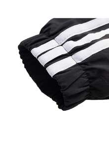 Adidas Men's Jacket Daily Commute Top 3S JKT Comfortable Casual Sports Outerwear KE3598 - Black - View 5