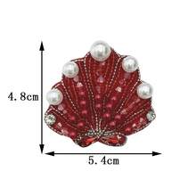 1pc Handmade Beaded Sew-On Patch, Ocean Theme Starfish, Shell, Coconut Tree And Seahorse Pattern, Suitable For Clothing, Pants, Hats, Headwear, Bags DIY Patch, Hand Sewn, Summer Decoration - Multiple Styles - View 18