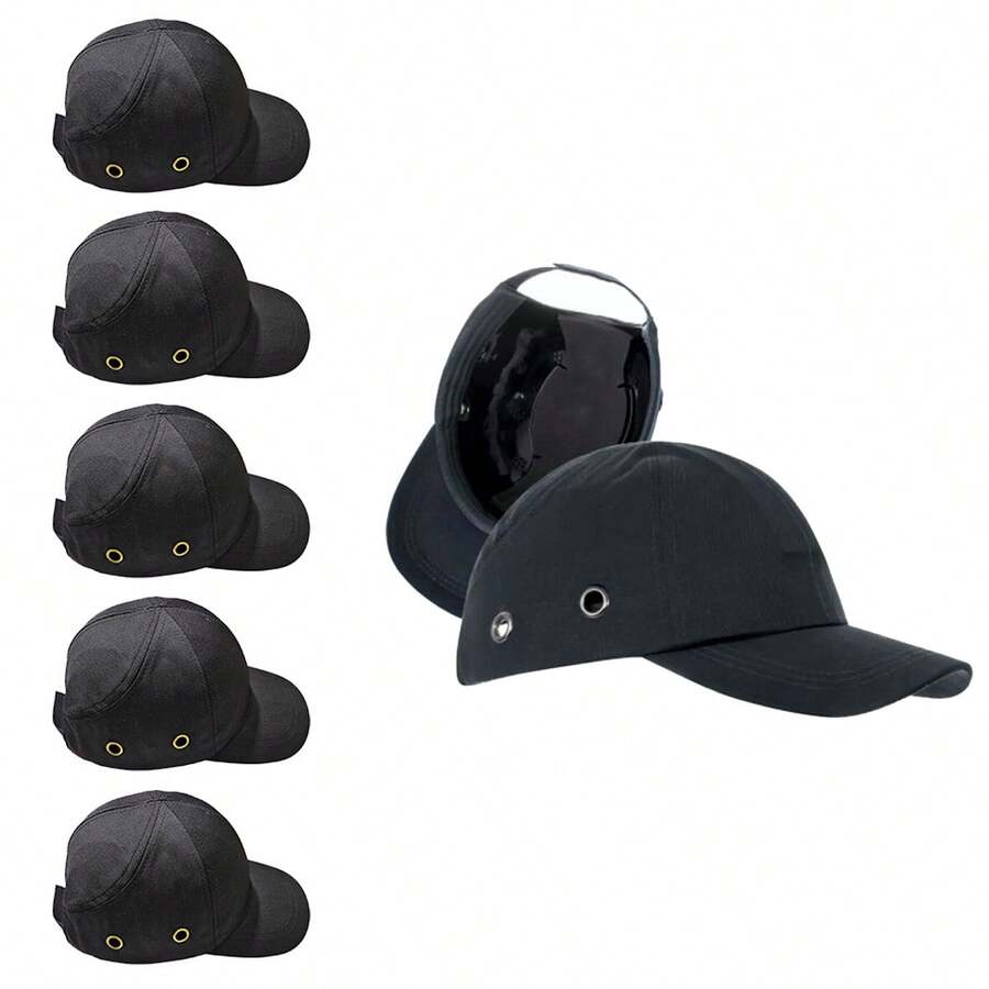 Bone com Capacete EPI Kit 5 Uni Obra Seguranca do Trabalho Casquete Construcao Reparo Conserto Oficina Servico Protecao - A - Visão 1