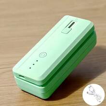 Portable Sealing Machine, 1300mAh Battery, USB Rechargeable, Quick Sealing, Ideal For Resealing Snacks And Plastic Bags To Keep Food Fresh, Perfect For Kitchen Use, Mini Food Storage Sealer, Great For Holiday And Birthday Gifts - Multicolor - View 14