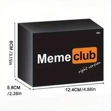 Memeclub Multiplayer Party Casual Card Game, Interactive Fun Card Game For Friends Gathering, Creative Gift - Multicolor - View 7