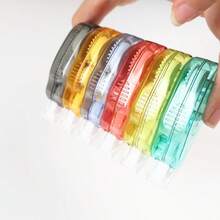 12/6 Transparent Macaron Color Correction Tape, Large Capacity, Smooth Continuous, Strong Coverage, Student Classroom Homework Correction, Office Note Correction, Ledger Decoration Highly Attractive Stationery Set - Multicolor - View 11
