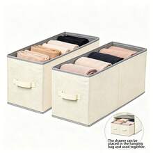 1 pieza Estantería colgante de 3/4/5/6 niveles, organizador de almacenamiento de ropa suspendido color beige con bolsillo, opciones de color gris/negro - Multicolor - Ver 32