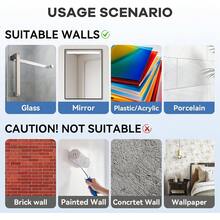 No-Drill Toilet Paper Holder, Self-Adhesive Toilet Paper Dispenser, Stainless Steel Toilet Paper Holder, Absorbent Toilet Paper Holder, Bathroom Toilet Paper Storage Rack, Bathroom Accessories, No Drilling Required, Wall-Mounted, Bathroom Storage Rack, Bathroom Hardware - Multicolor - View 6